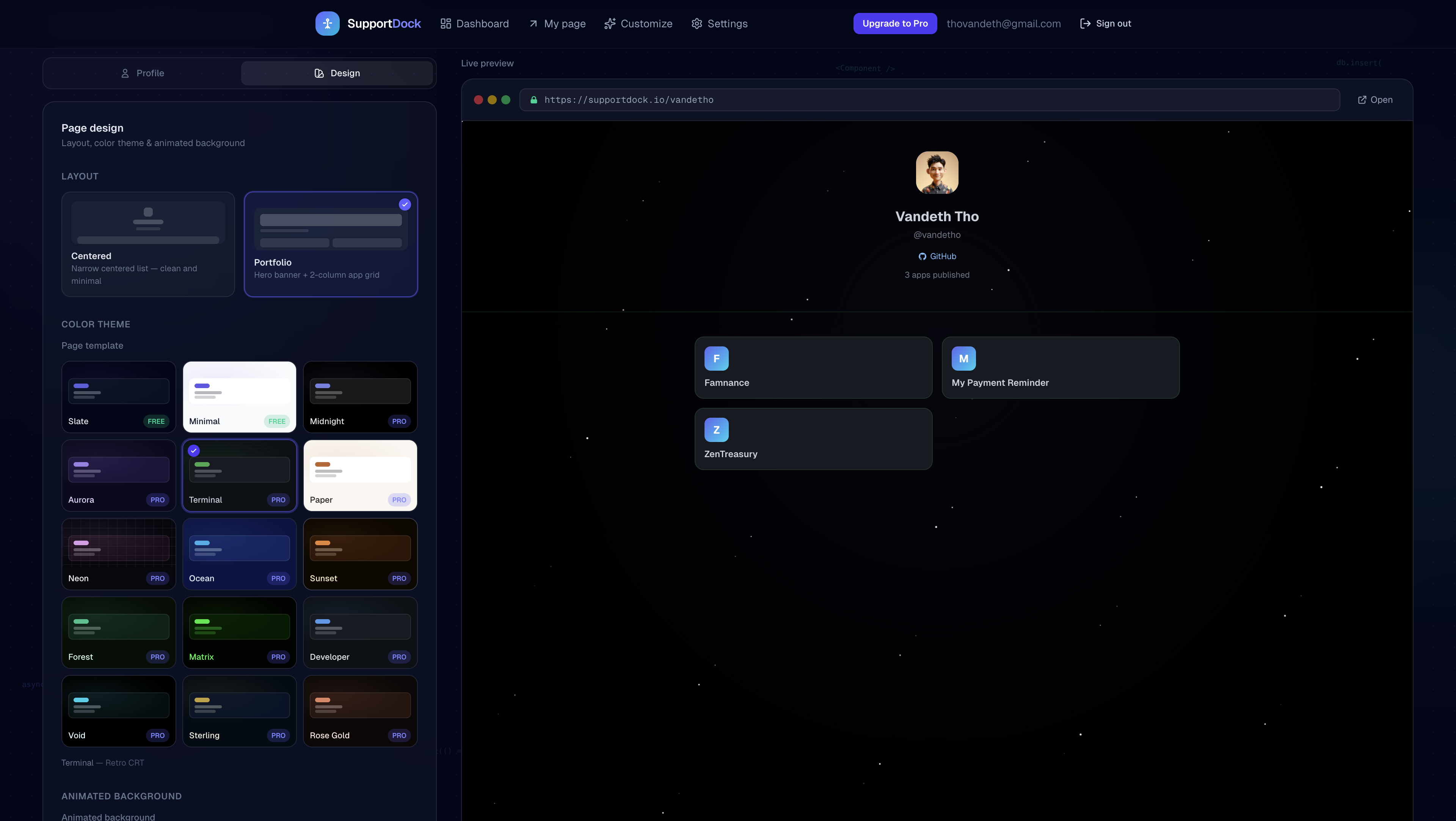 SupportDock gallery image