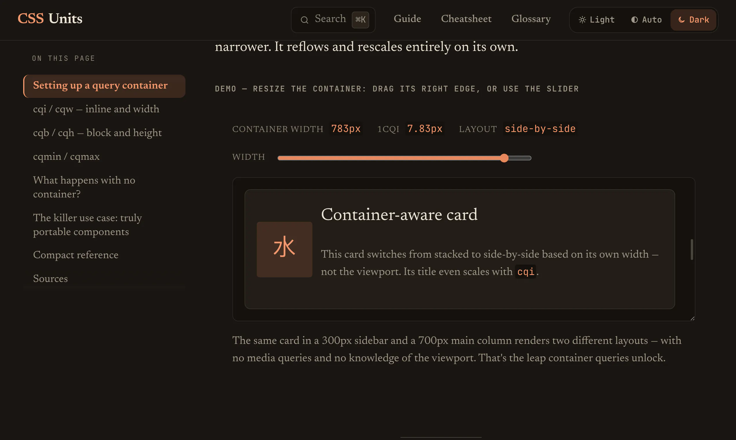 CSS Units gallery image