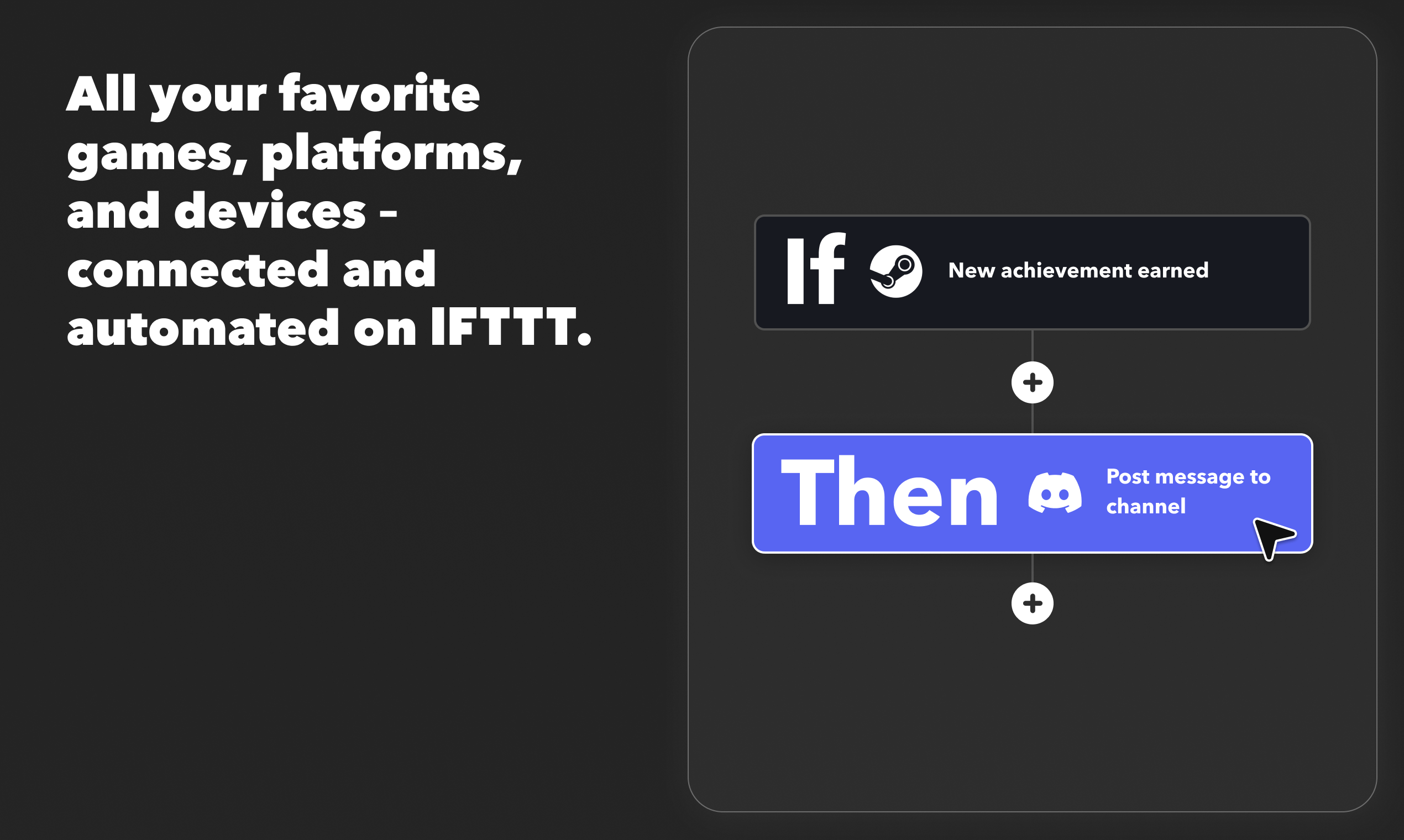 Gaming services by IFTTT gallery image