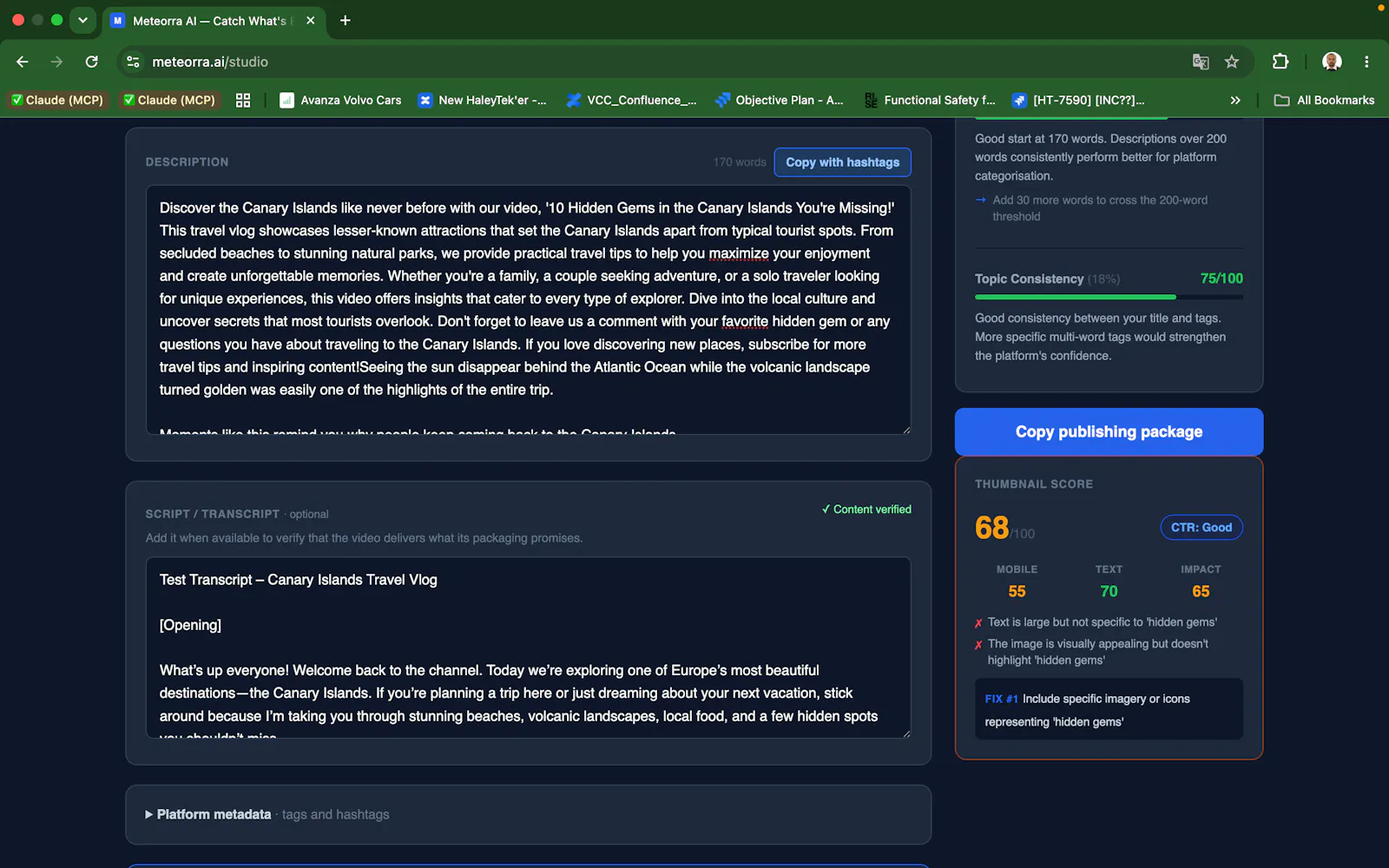 Meteorra AI — Live Scoring for Youtubers screenshot 3
