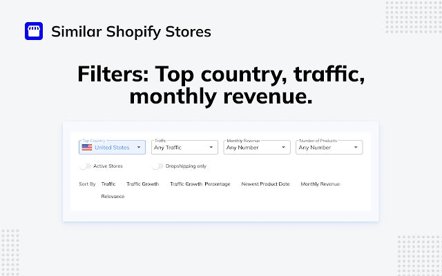 Ähnlicher Shopify Stores Finder - Finden Sie sofort ähnliche Shopify -Stores Medien 3