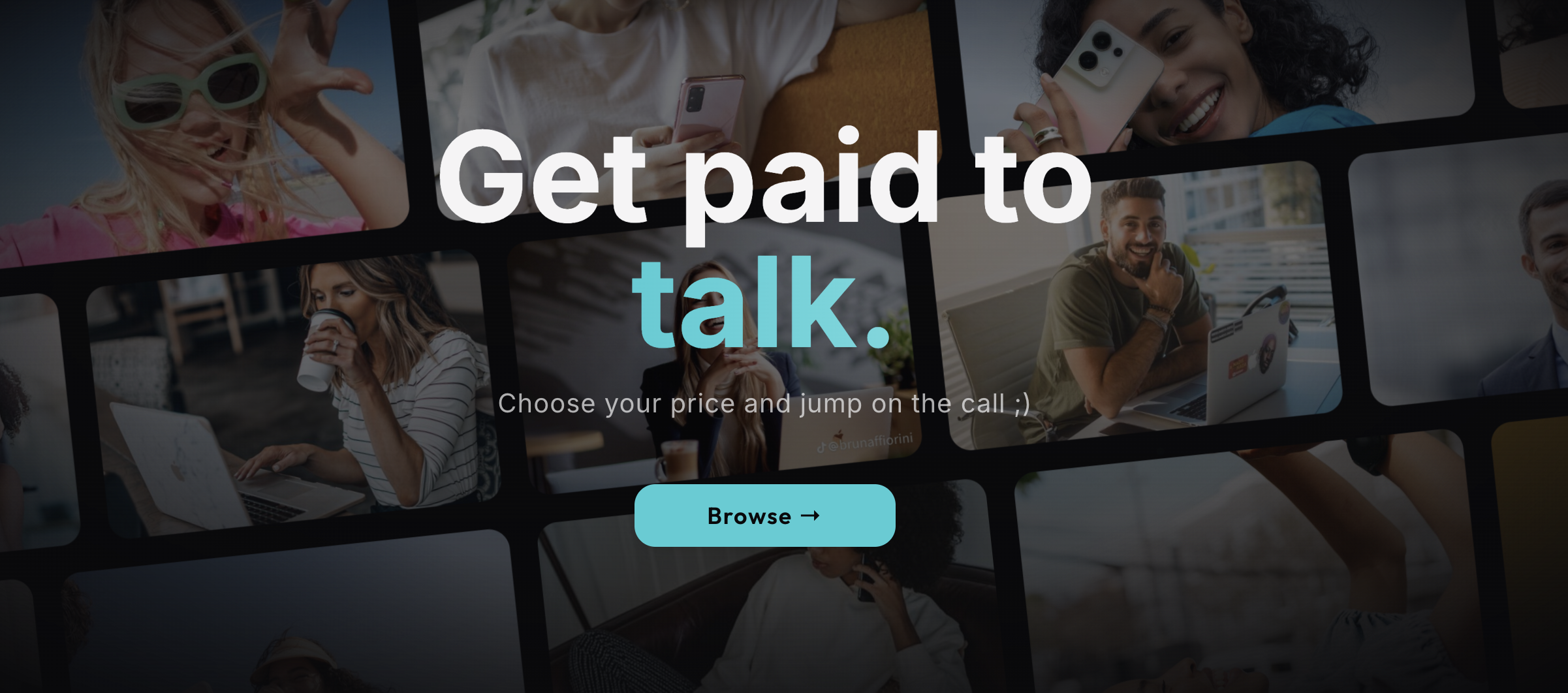 talk.  gallery image