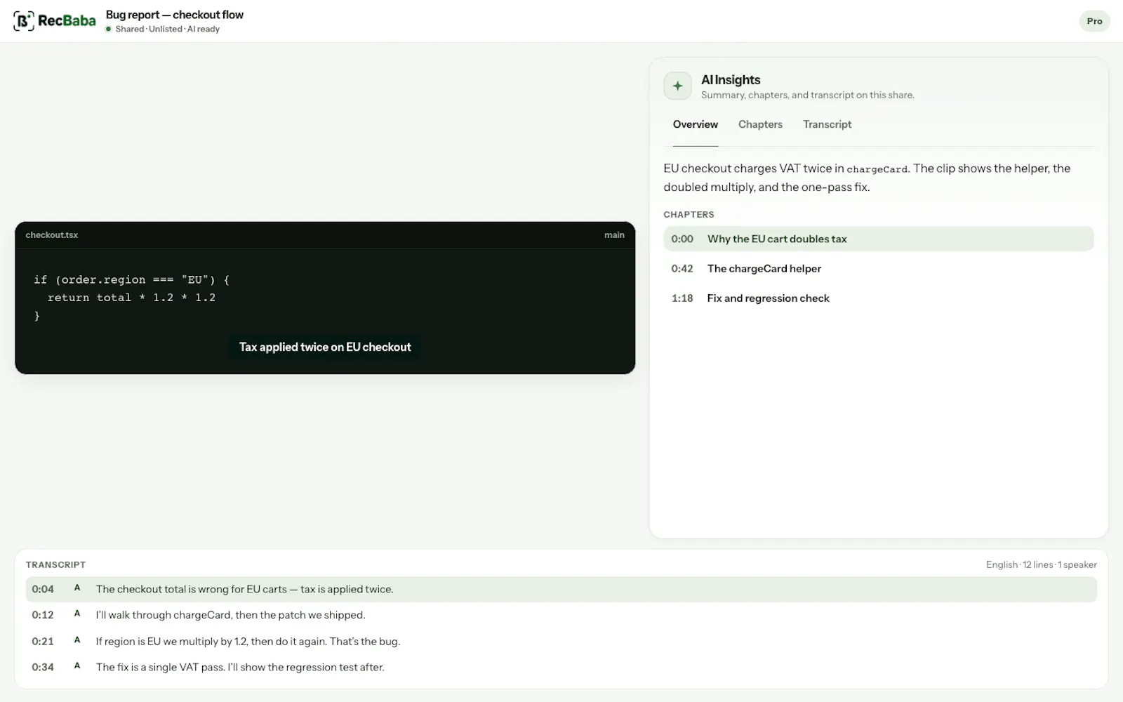 RecBaba screenshot 11