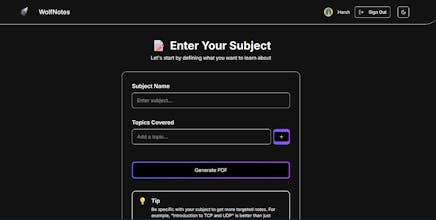 WolfNotes gallery image