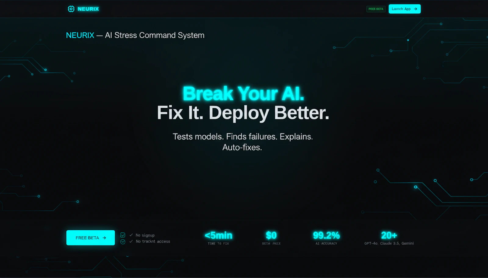 Neurix screenshot 1