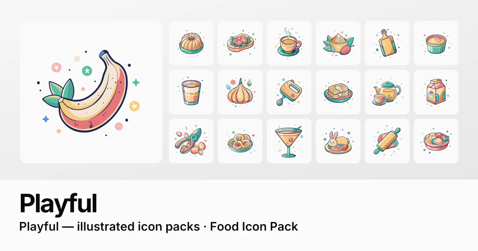 Food Icons - free & premium packs screenshot 3