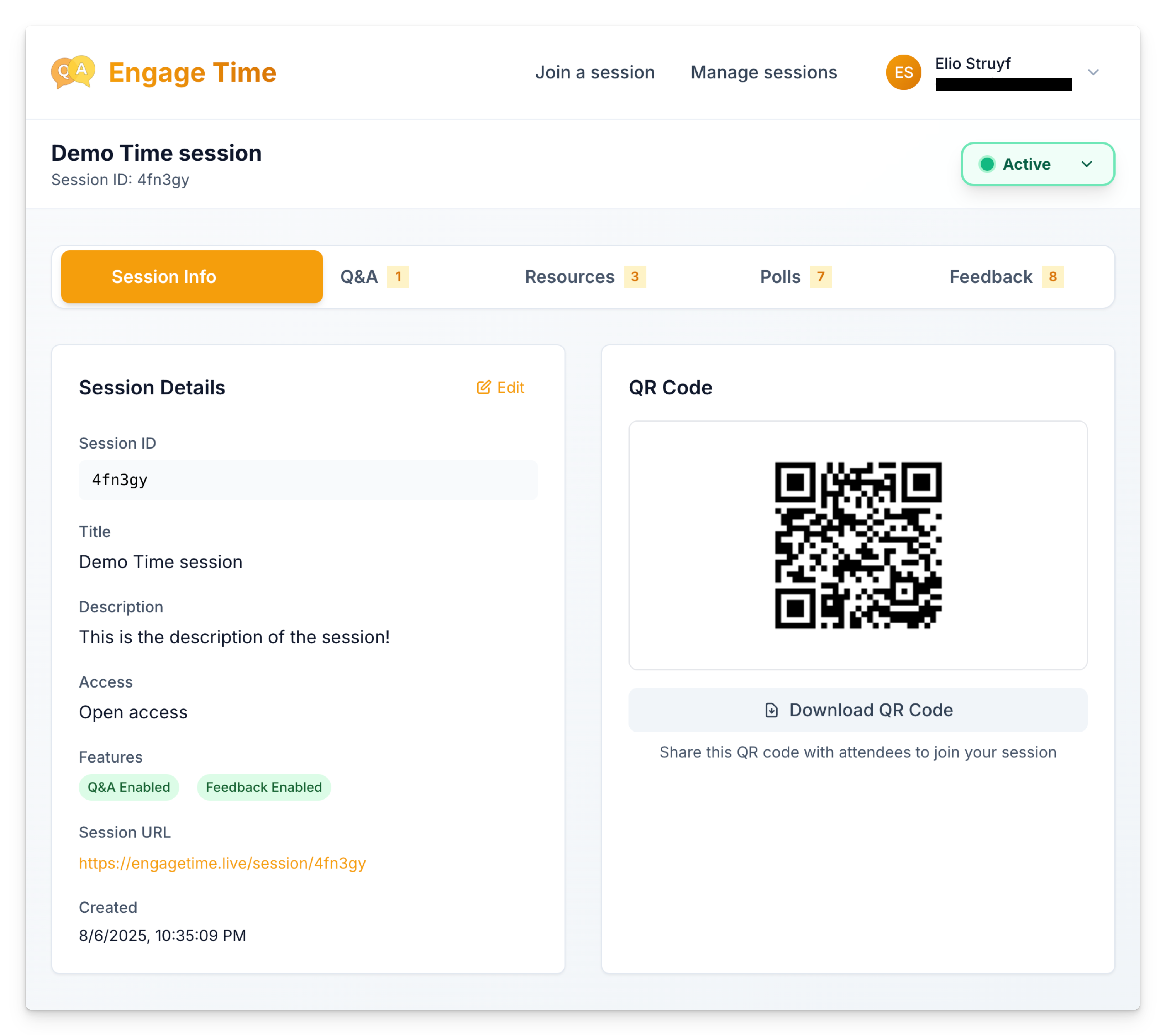 Coinvolgi il tempo - Accompagna il tuo pubblico con sondaggi dal vivo, domande e risposte e feedback media 1