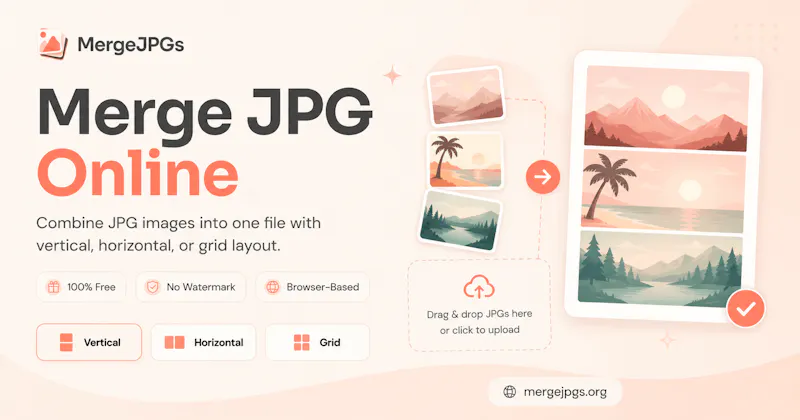 MergeJPG Images Online screenshot 1