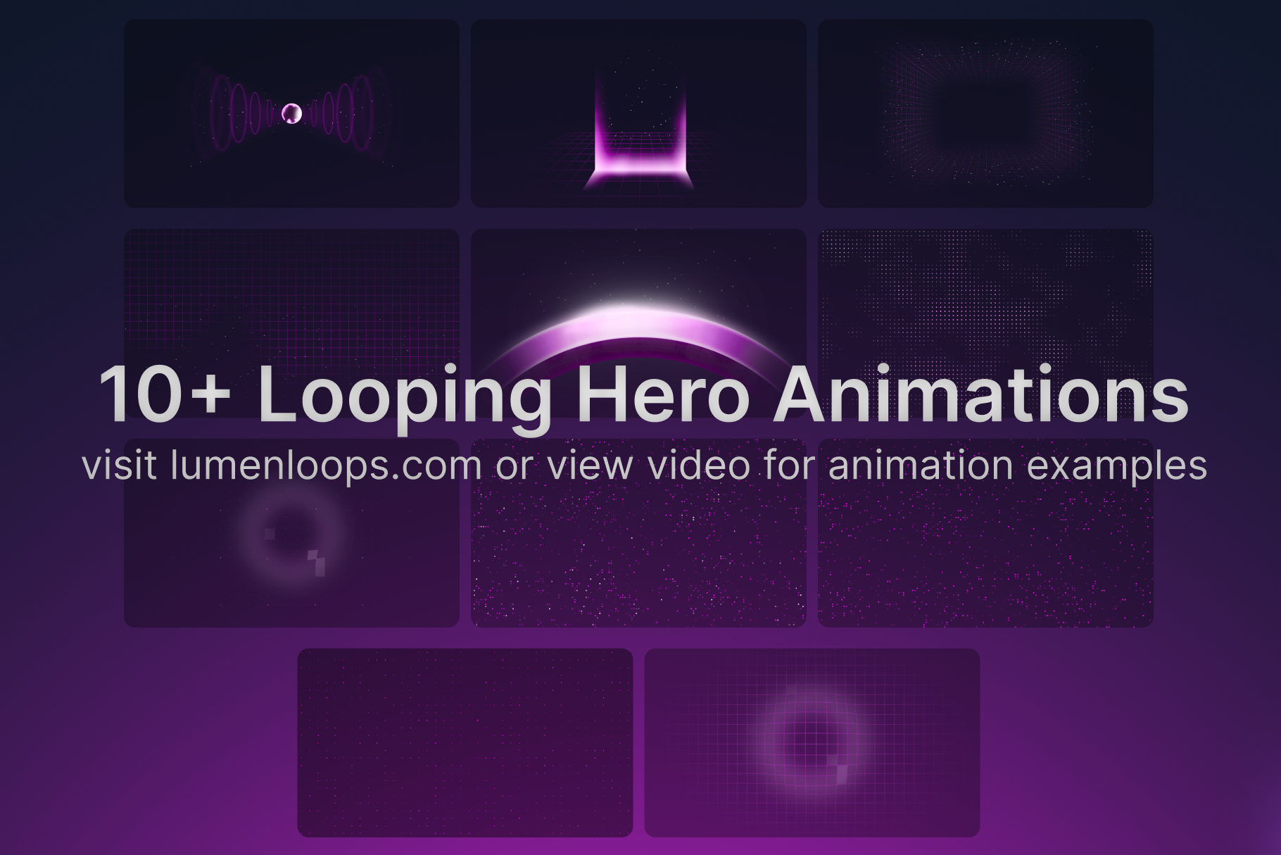 Mídia 2 de Lumenloops - Incríveis loops animados ensopados e ensinados para seus sites e aplicativos