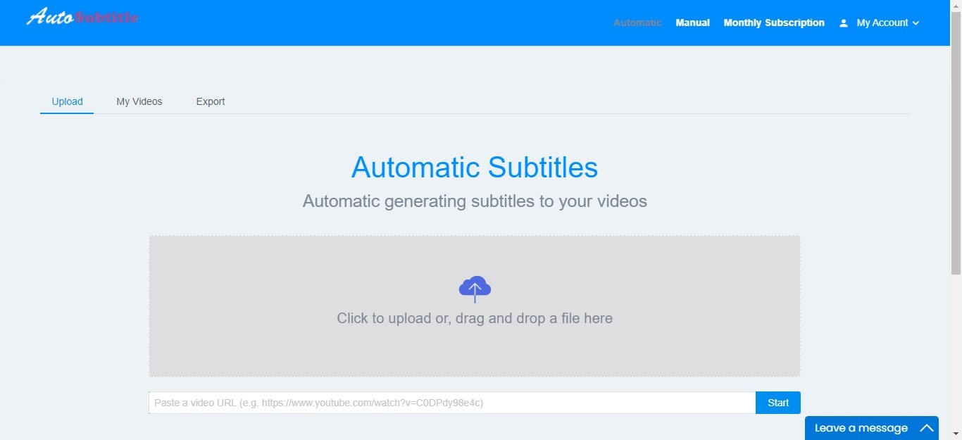 Autosubtitle Online gallery image
