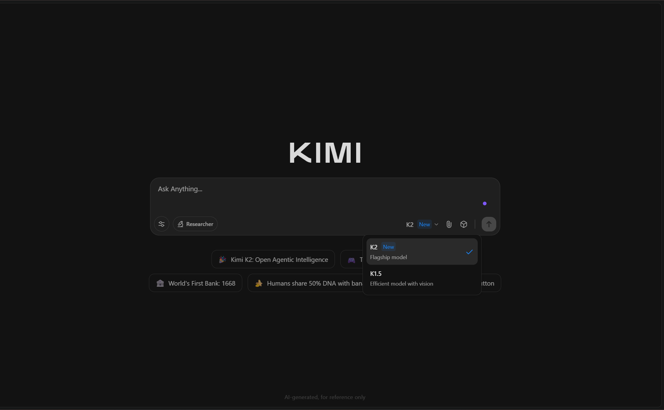 Kimi K2 in Action