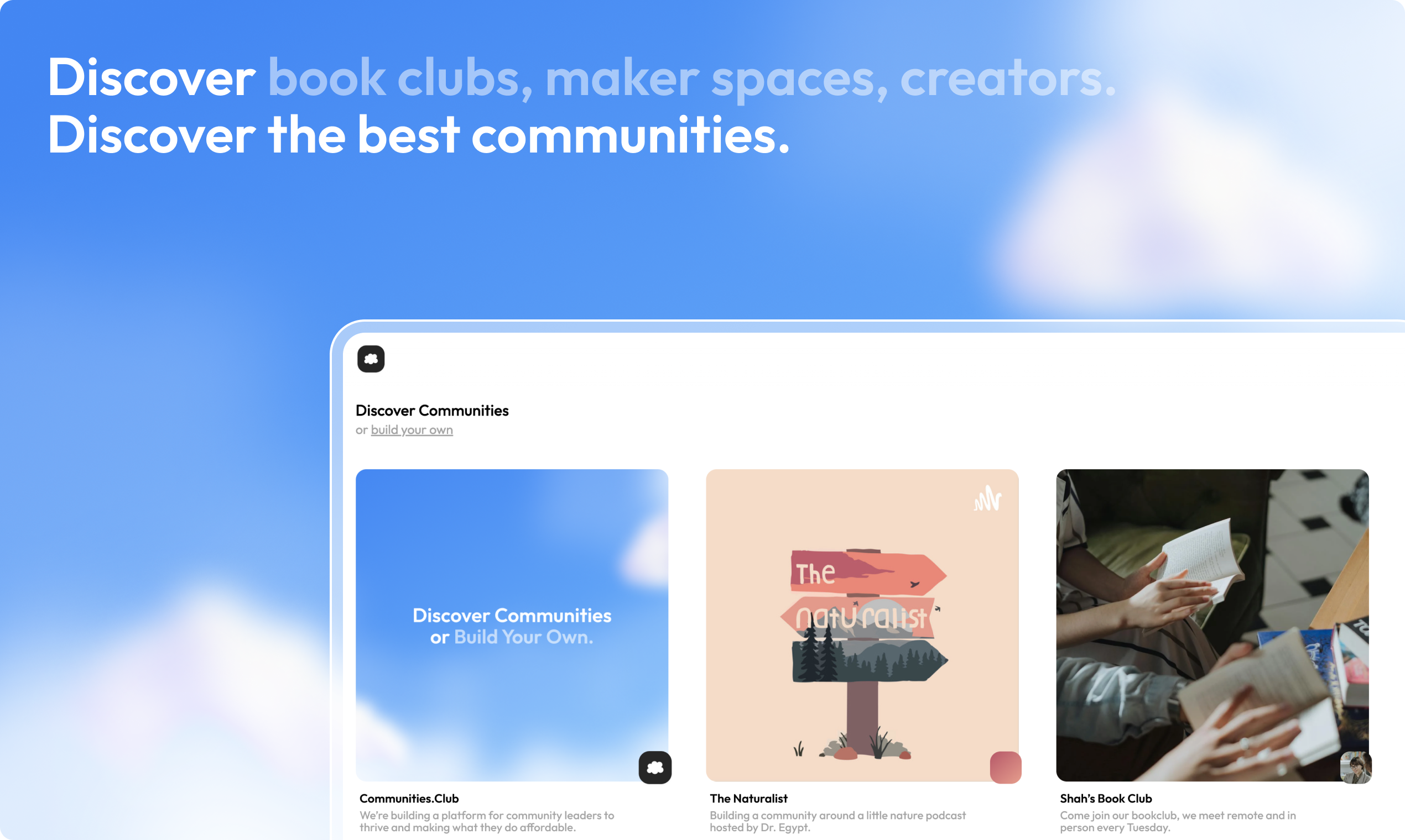 Communities.Club Medien 3