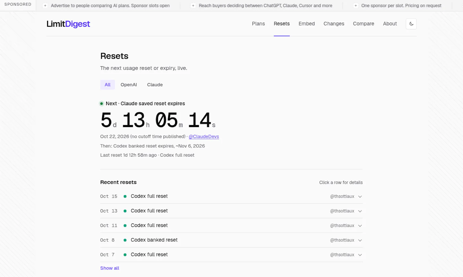 LimitDigest screenshot 3