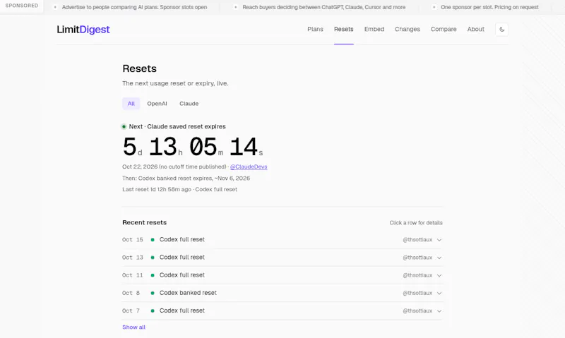 LimitDigest screenshot 3