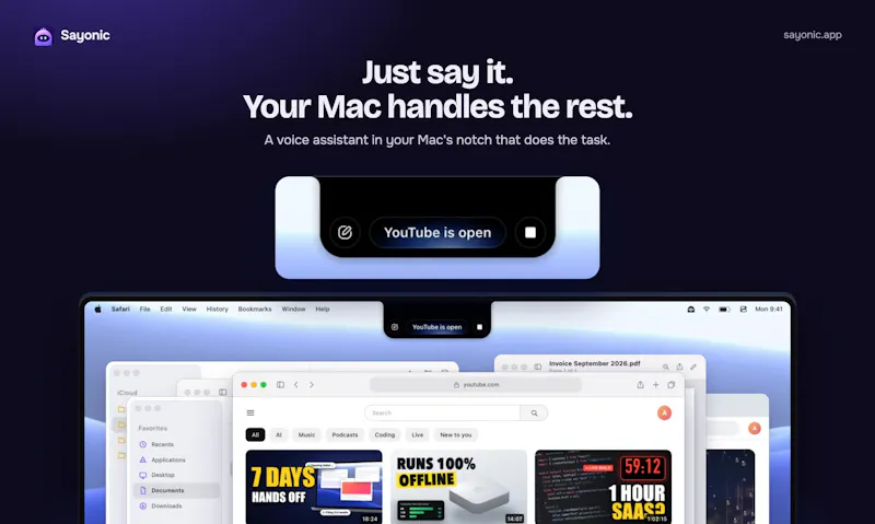 Sayonic screenshot 1