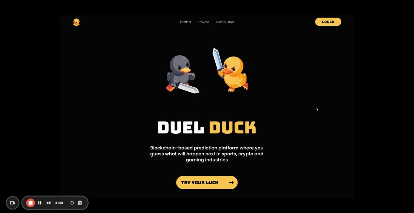 startuptile Duel Duck-Predict the Future in crypto sports and gaming