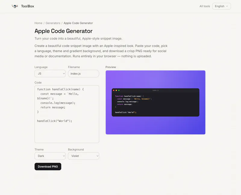 ToolBox - No signup screenshot 4