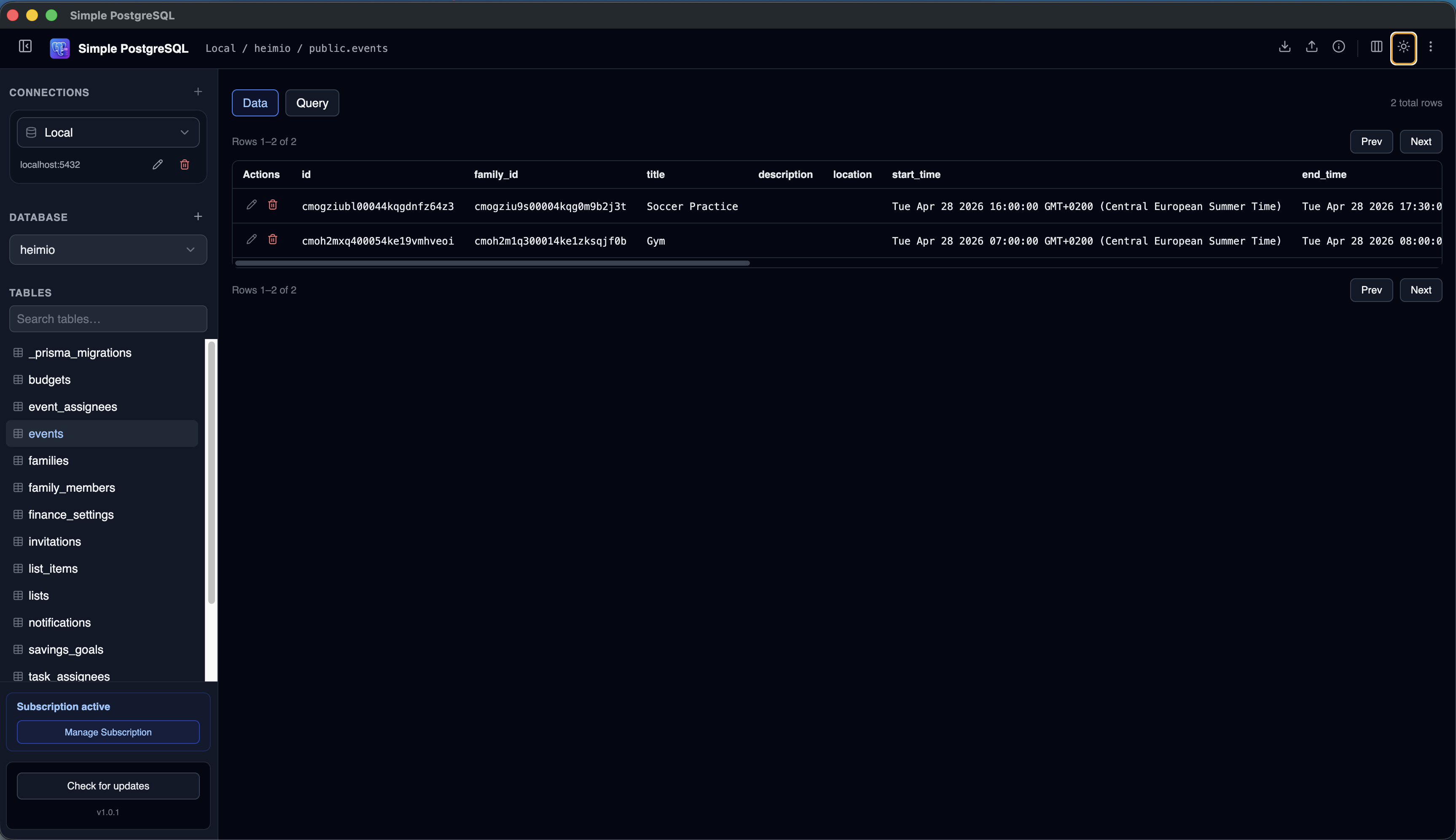 SimplePostgreSQL gallery image
