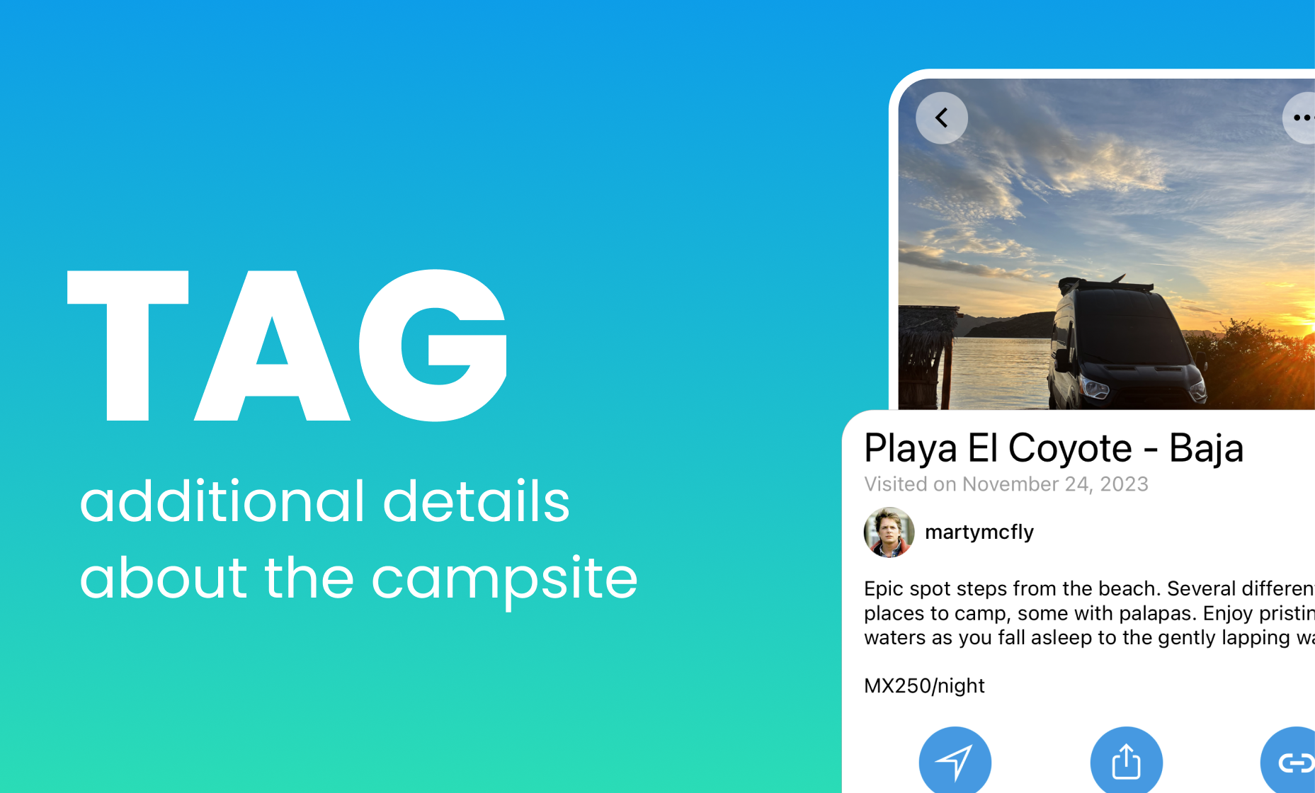 Media Pin migrasi - Secara persendirian berkongsi dan menemui pin VanLife & Camping Epic 4