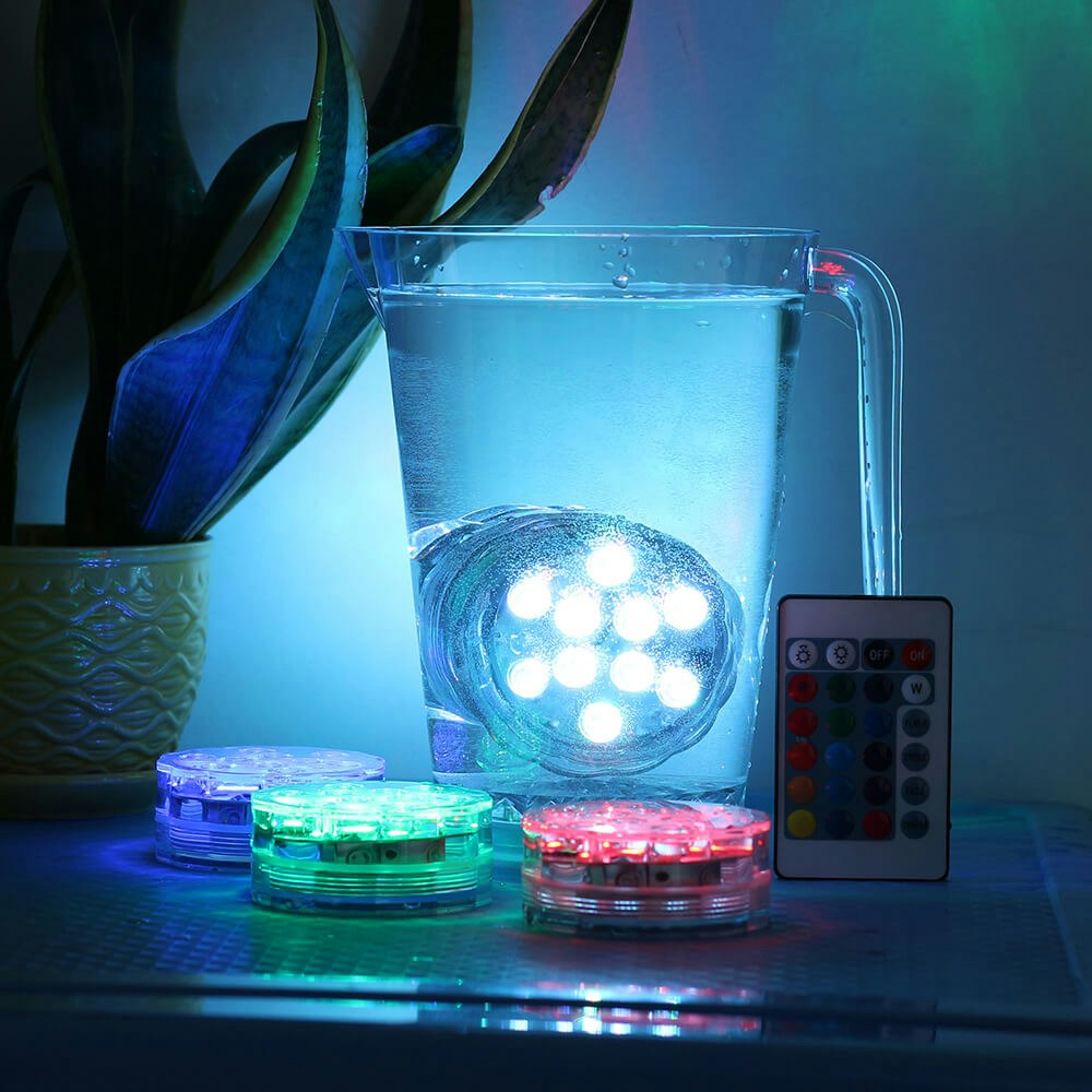 Remote Controlled Submersible LED Lights gallery image