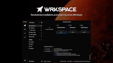 Wrkspace - Dev launcher & Orchestrator gallery image