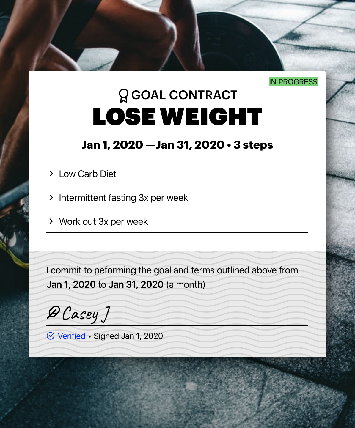 Goal Contracts gallery image