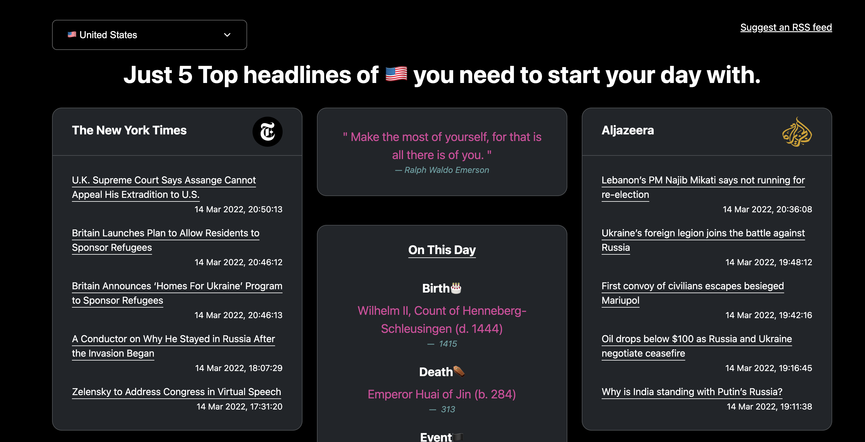 Just Five News · Daily News gallery image