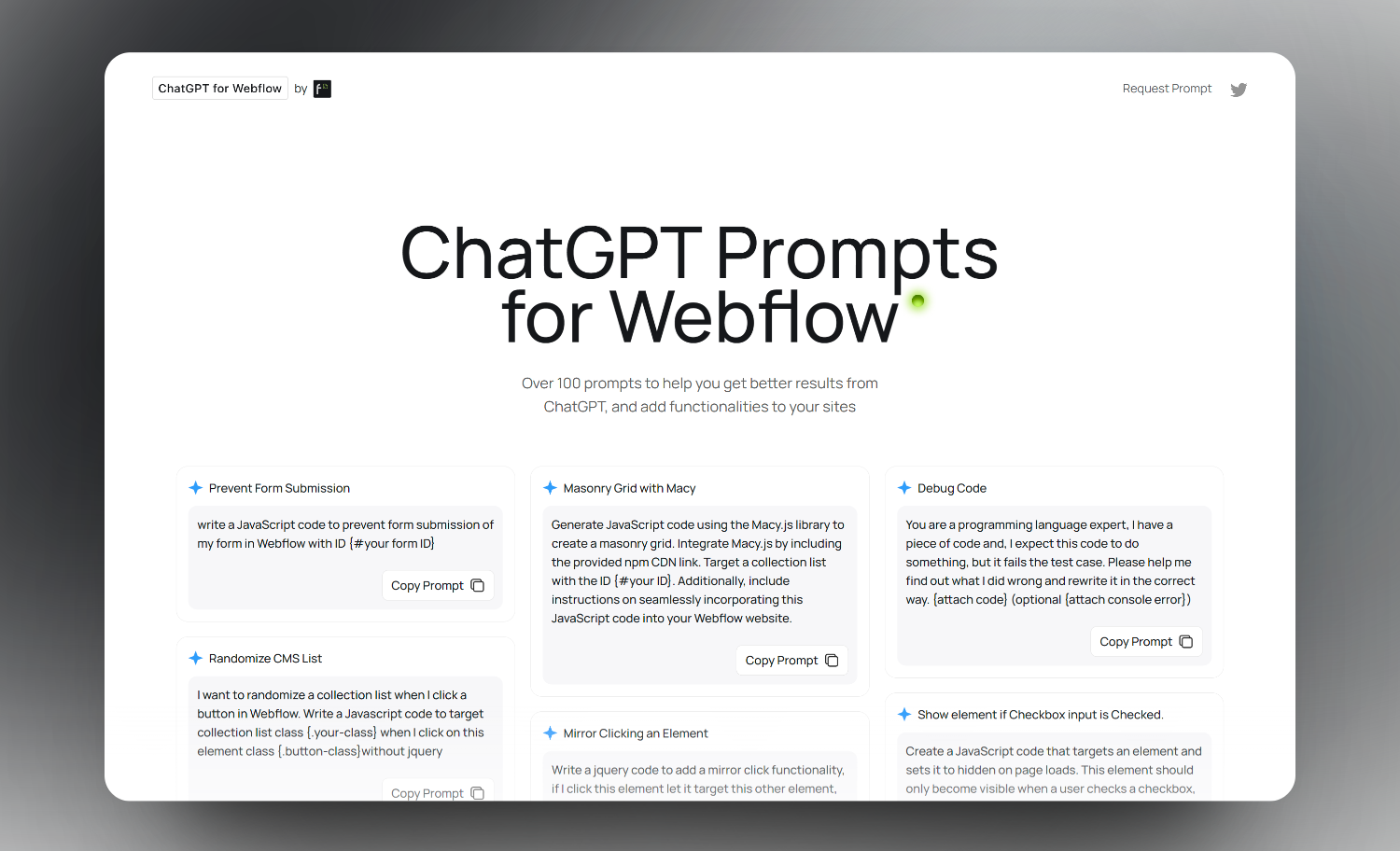 chatgpt提示WebFlow media 2