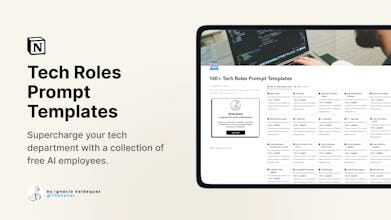 100+ Tech Roles Prompt Templates gallery image