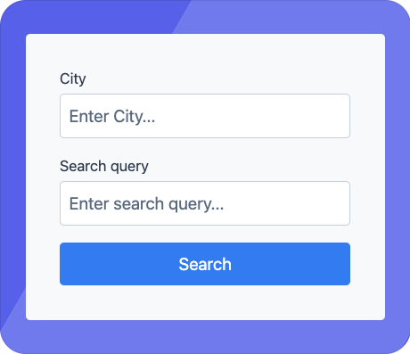 Imiter les résultats de recherche Google locaux