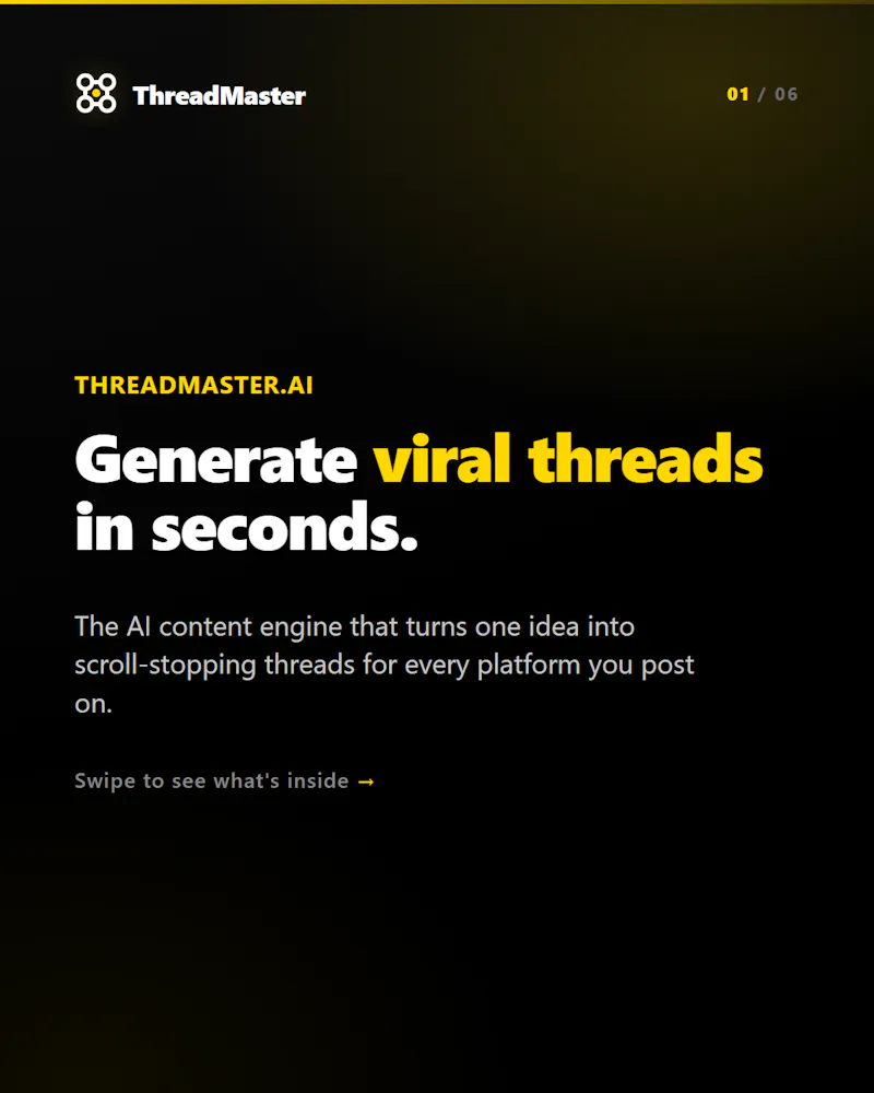 ThreadMaster.ai screenshot 2