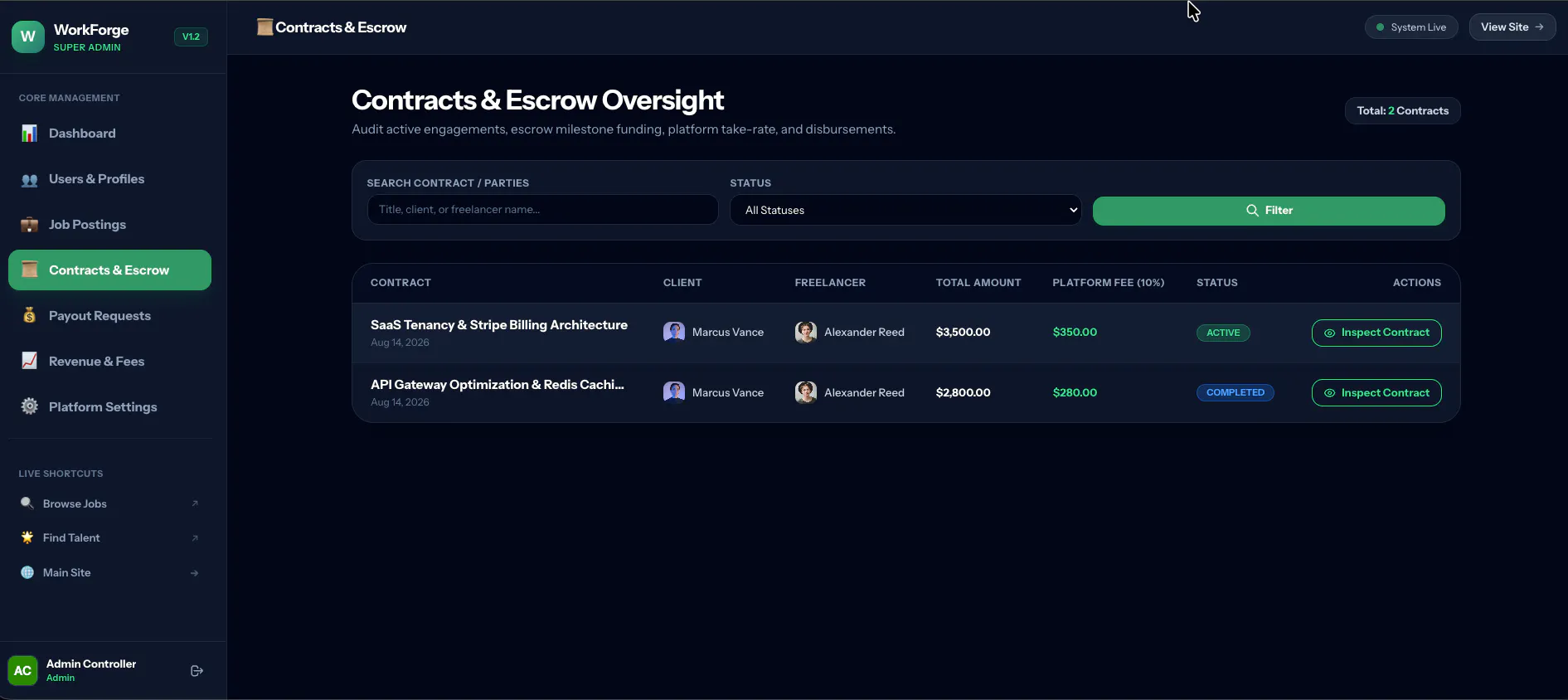 WorkForge — Upwork Clone Source Code gallery image