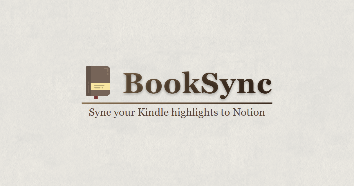 Booksync - Synchroniseer uw Kindle -hoogtepunten met notie media 1