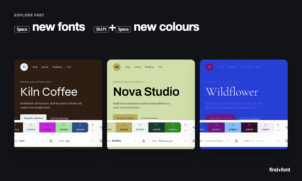 FindFont Brand Visualizer gallery image