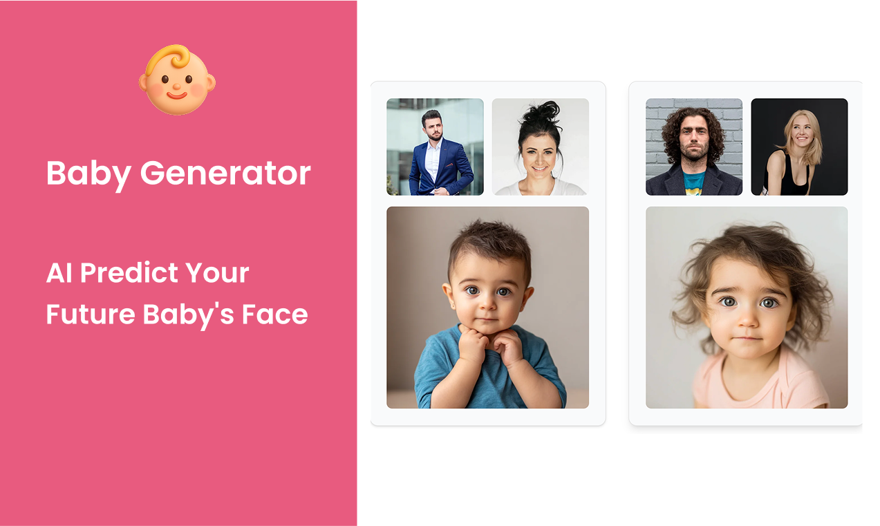 Generatore di bambini - Guarda il viso del tuo futuro bambino con l'intelligenza artificiale in 1 minuto media 2