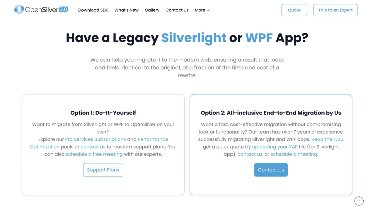 OpenSilver gallery image