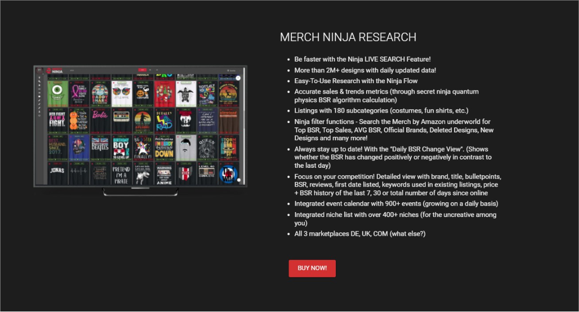 Merchninja - Werden Sie ein Ninja und töten Sie die Konkurrenten mit uns Medien 3