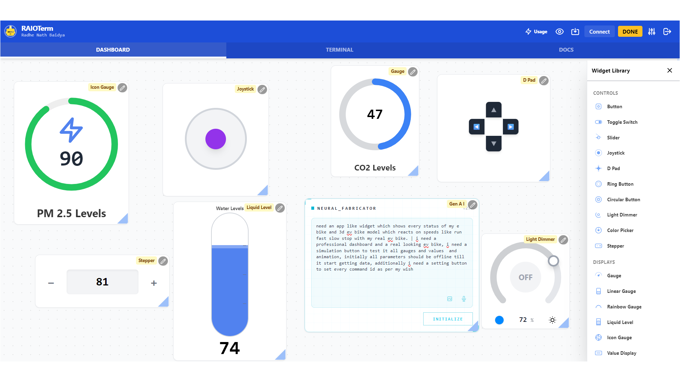 RAIOTerm: IoT Dashboard For Makersv gallery image