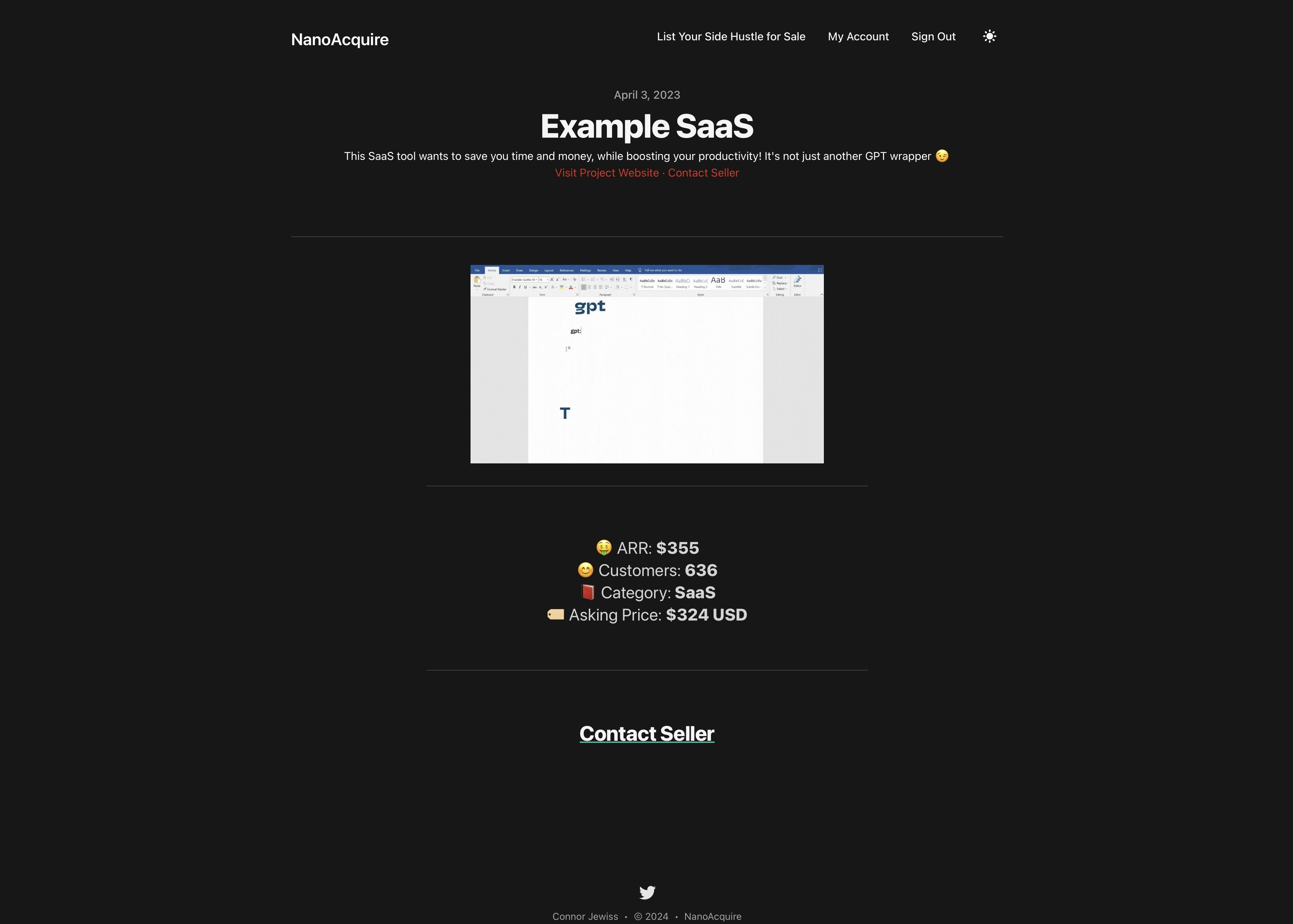 Media Nano memperoleh - Pasaran sampingan untuk Hustles & Projects Side Under $ 2k 5