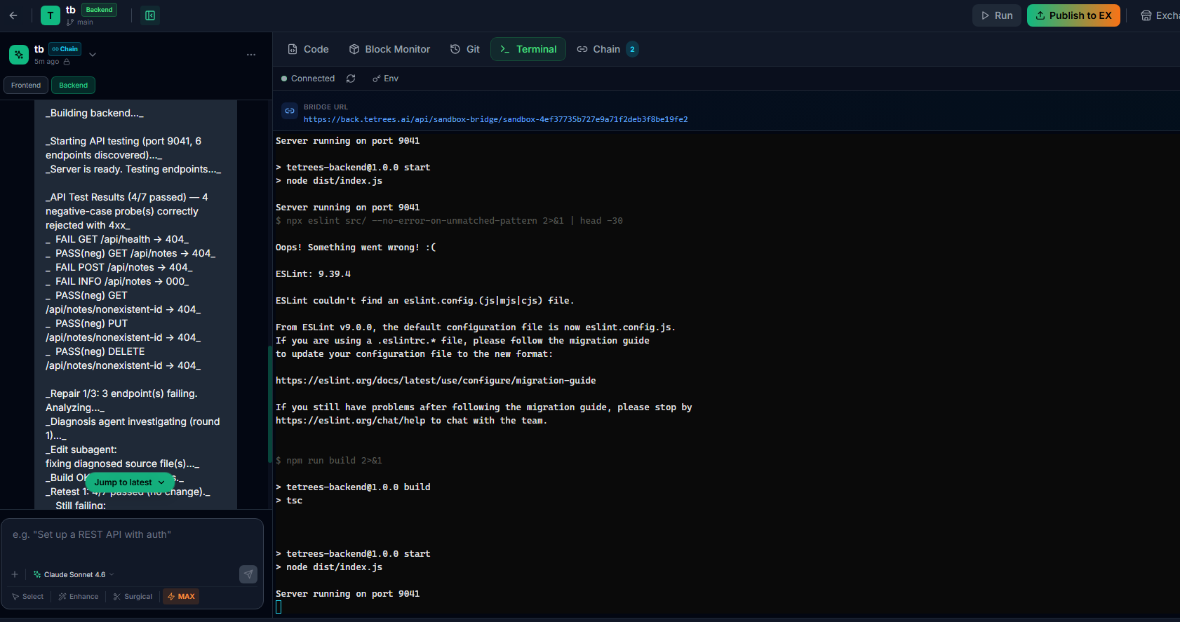 Tetrees AI - Code Exchange with Agents gallery image