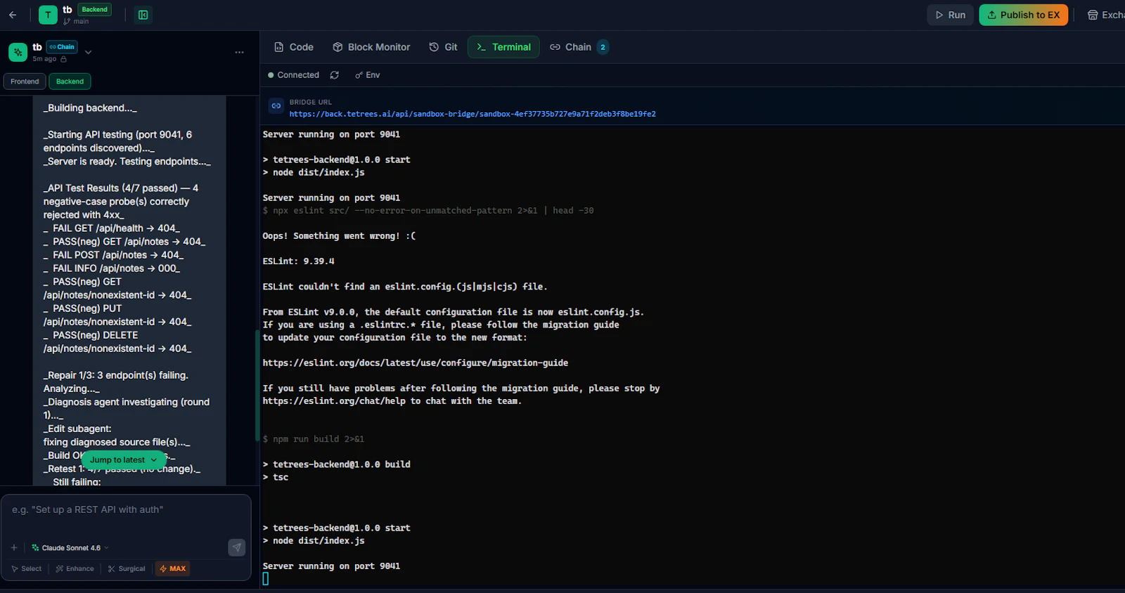 Tetrees AI - Code Exchange with Agents screenshot 9