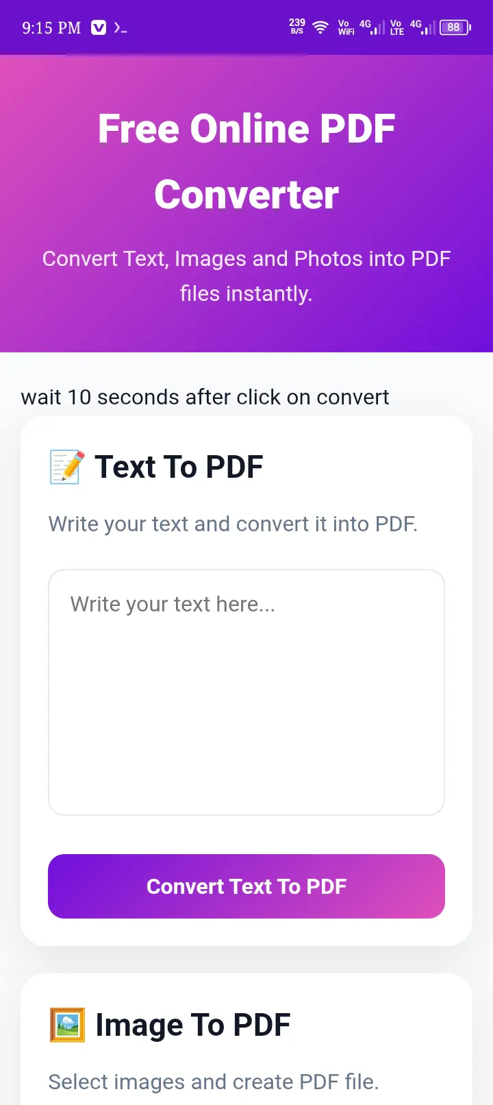Free PDF Converter Online gallery image