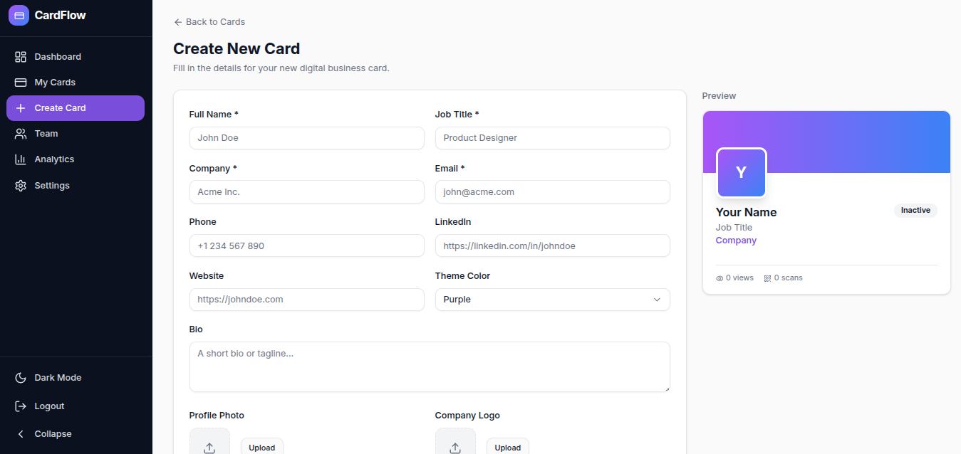 CardFlow gallery image