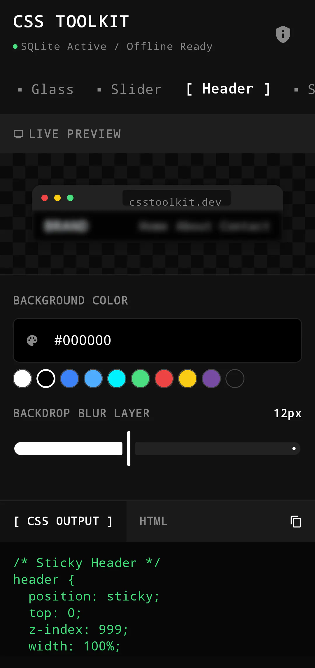 CSS Toolkit gallery image