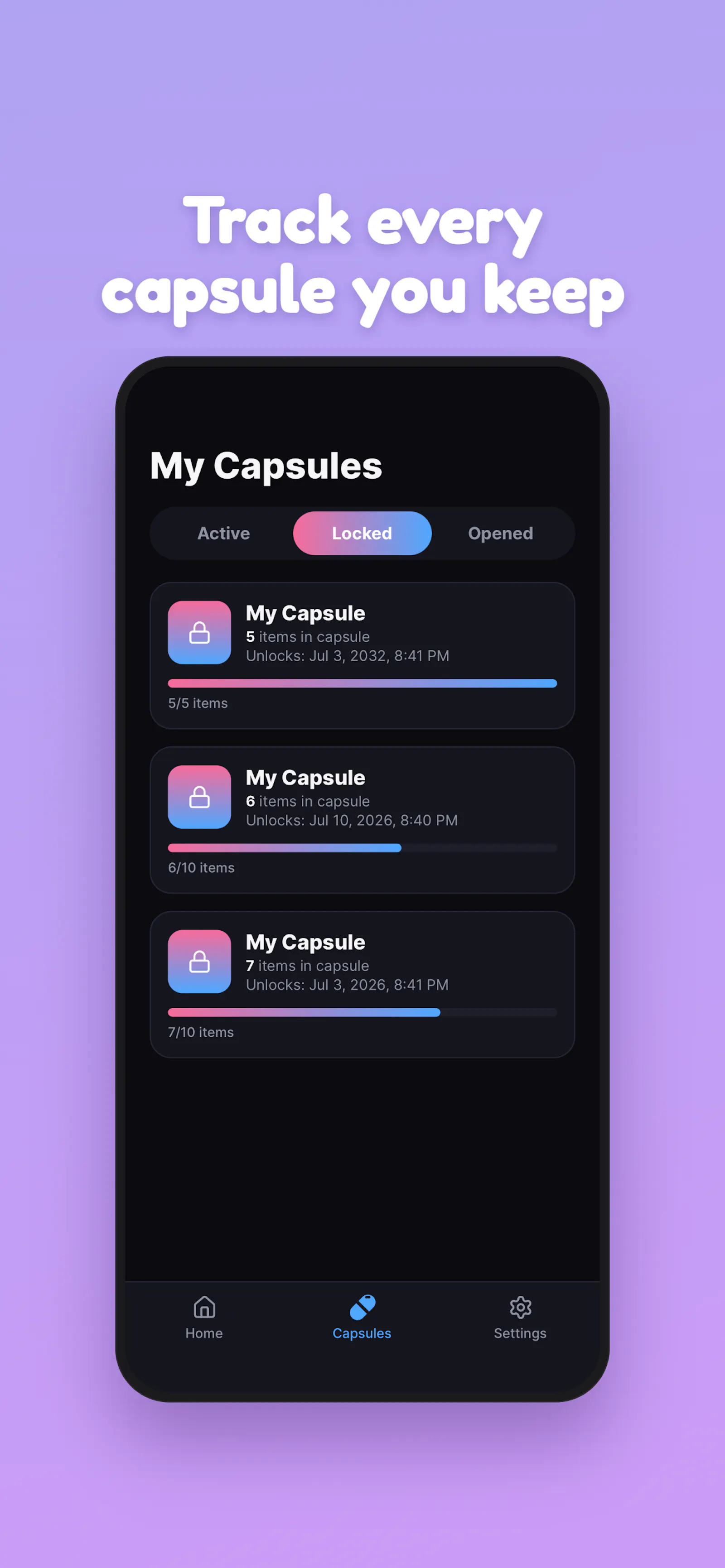 LockCapsule - Time Capsule screenshot 5