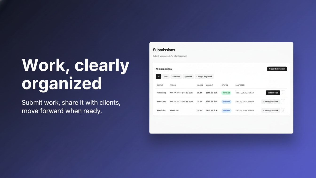Logely - Main product screenshot demonstrating key features and user interface