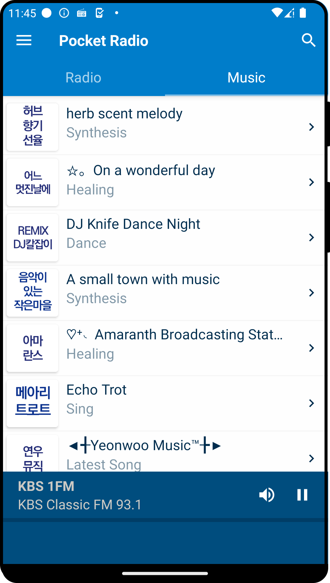 Pocket Radio -K - AM FM trực tuyến media 4
