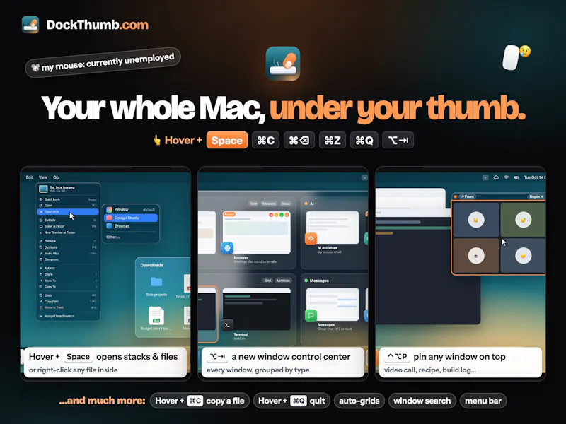 DockThumb screenshot 3