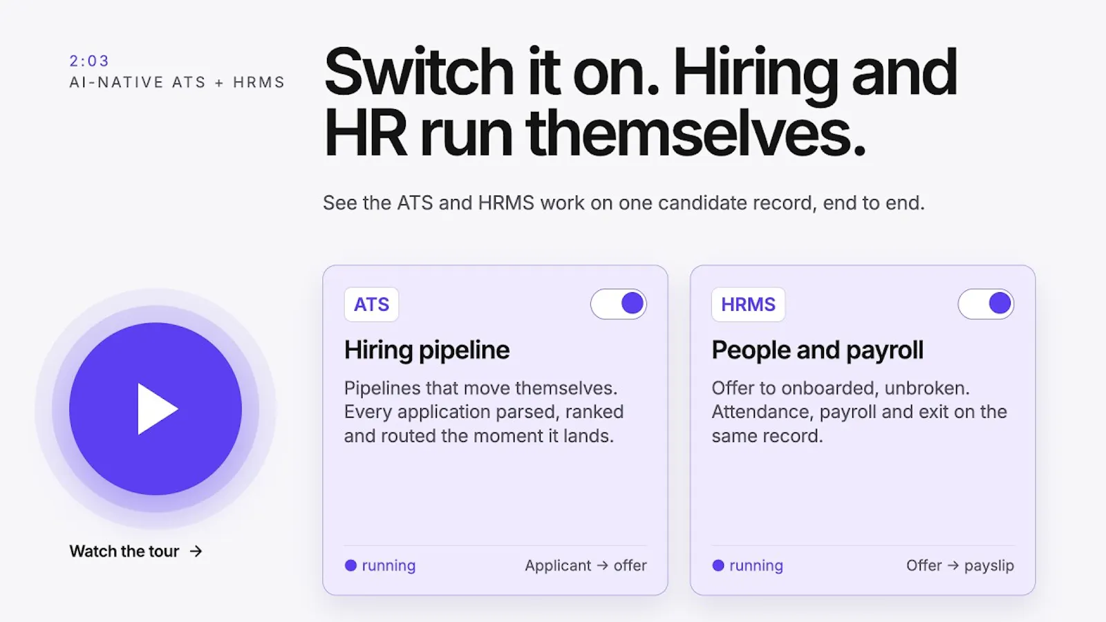 Pitch N Hire screenshot 1 (video preview)