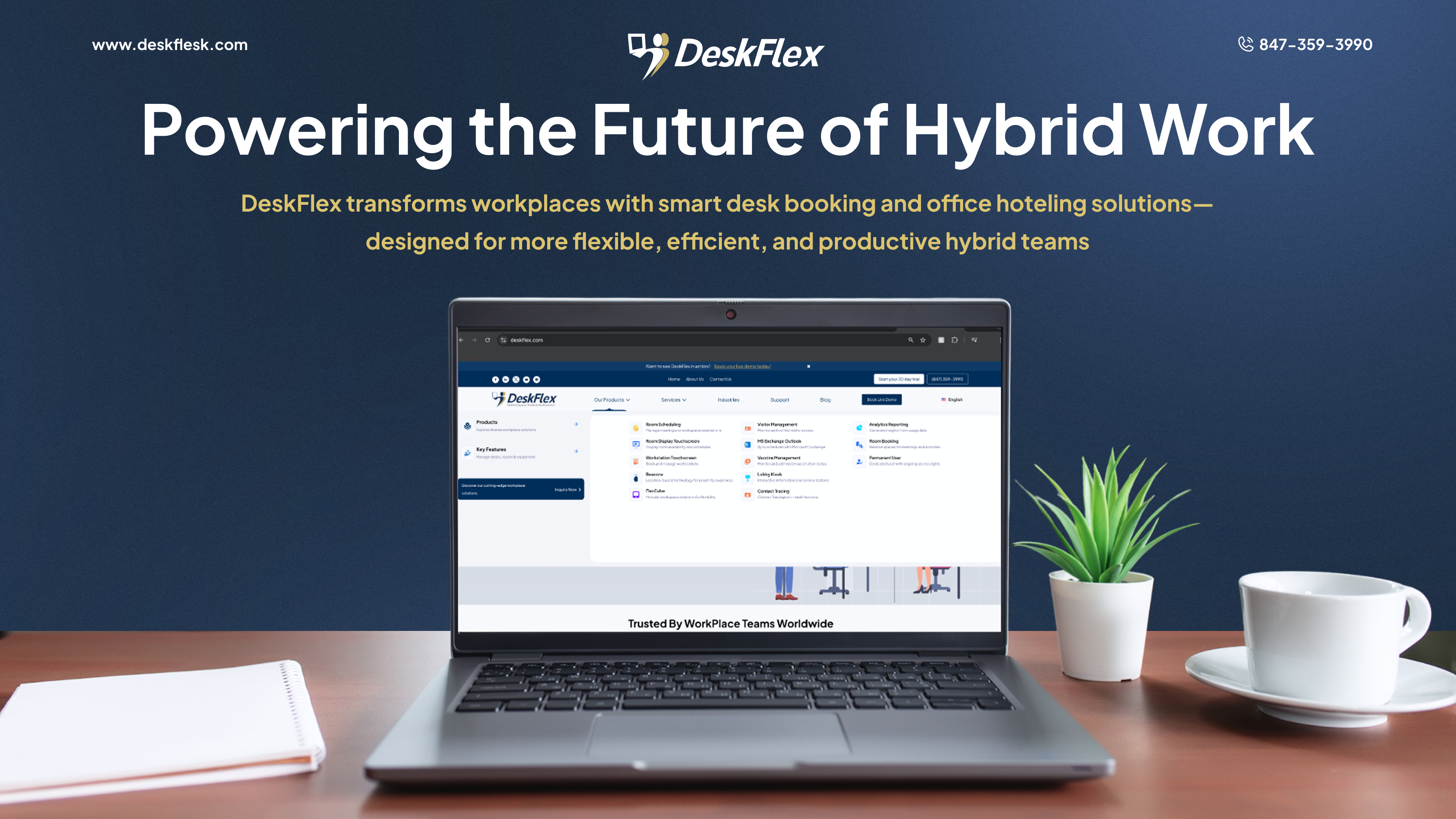 DeskFlex - Screenshot 5 showing product features and functionality